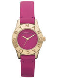 Marc Jacobs Purple Dial Purple Leather Strap Watch for Women - MBM1209