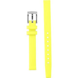 Marc Jacobs Henry White Dial Neon Yellow Rubber Watch for Women - MBM1235