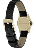 Marc Jacobs Henry Dinky Black Dial Black Leather Strap Watch for Women - MBM1240