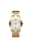 Marc Jacobs Amy White Dial Gold Stainless Steel Strap Watch for Women - MBM3056