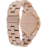 Marc Jacobs Henry Chronograph Rose Gold Dial Stainless Steel Strap Watch for Women - MBM3118