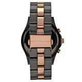 Marc Jacobs Blade Grey Dial Two Tone Stainless Steel Strap Watch for Women - MBM8583