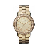 Marc Jacobs Marci Gold Dial Gold Stainless Steel Strap Watch for Women - MBM3191