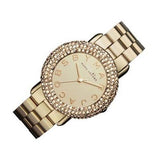 Marc Jacobs Marci Gold Dial Gold Stainless Steel Strap Watch for Women - MBM3191