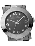 Marc Jacobs Amy Grey Dial Grey Stainless Steel Strap Watch for Women - MBM3196