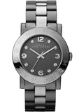 Marc Jacobs Amy Grey Dial Grey Stainless Steel Strap Watch for Women - MBM3196