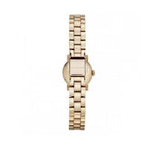 Marc Jacobs Amy Dinky White Dial Gold Stainless Steel Strap Watch for Women - MBM3226