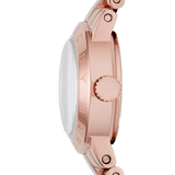 Marc Jacobs Amy White Dial Rose Gold Stainless Steel Watch for Women - MBM8613