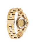 Marc Jacobs Henry Gold Dial Stainless Steel Strap Watch for Women - MBM3292