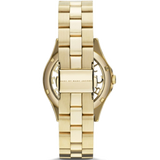 Marc Jacobs Henry Gold Dial Stainless Steel Strap Watch for Women - MBM3292