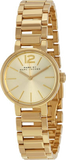Marc Jacobs Peggy Gold Dial Gold Stainless Steel Strap Watch for Women - MBM3405