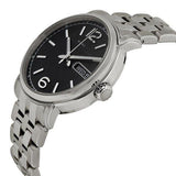 Marc Jacobs Fergus Black Dial Silver Stainless Steel Strap Watch for Men - MBM5075