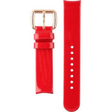 Marc Jacobs Blade Red Dial Red Leather Strap Watch for Women - MBM1204