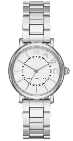 Marc Jacobs Roxy White Dial Silver Steel Strap Watch for Women - MJ3525