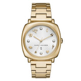 Marc Jacobs Mandy White Dial Gold Stainless Steel Strap Watch for Women - MJ3573