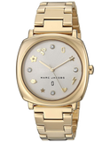 Marc Jacobs Mandy White Dial Gold Stainless Steel Strap Watch for Women - MJ3573