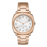 Marc Jacobs Mandy White Dial Rose Gold Stainless Steel Strap Watch for Women - MJ3574