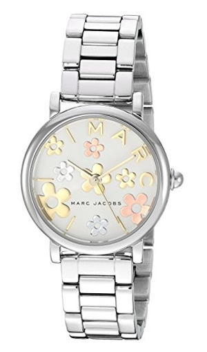 Marc Jacobs Classic White Dial Silver Steel Strap Watch for Women - MJ3581