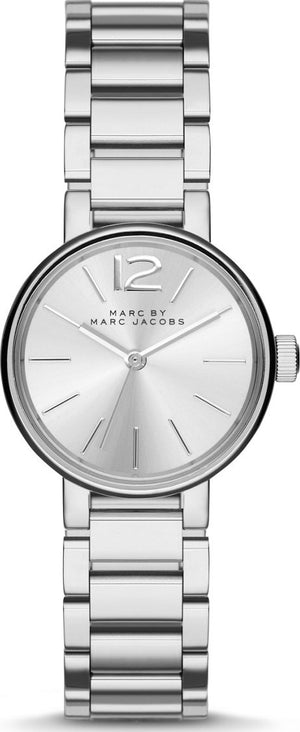 Marc Jacobs Peggy Silver Dial Silver Stainless Steel Strap Watch for Women - MBM3404