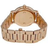 Marc Jacobs Roxy White Dial Rose Gold Stainless Steel Strap Watch for Women - MJ3523