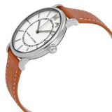 Marc Jacobs Roxy Silver Dial Brown Leather Strap Watch for Women - MJ1572