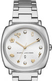 Marc Jacobs Mandy White Dial Silver Stainless Steel Strap Watch for Women - MJ3572