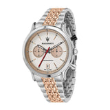 Maserati Legend Chronograph 42mm Ivory Dial Stainless Steel Watch For Men - R8873638002