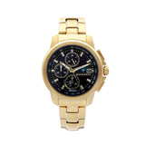 Maserati Successo Black Dial Gold Stainless Steel Watch For Men - R8873645002