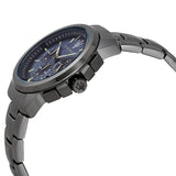 Maserati Successo Chronograph Blue Dial Black Steel Strap Watch For Men - R8873621005