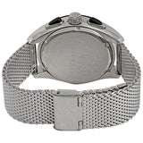 Maserati Traguardo Black Dial Silver Mesh Bracelet Watch For Men - R8873612005