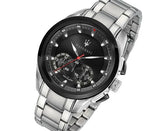 Maserati Traguardo Analog Black Dial Stainless Steel Watch For Men - R8873612015