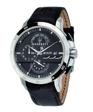 Maserati Ingegno Chronograph Leather Strap Watch For Men - R8871619004