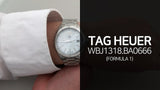 Tag Heuer Formula 1 35mm White Mother of Pearl Dial Silver Steel Strap Watch for Women - WBJ1318.BA0666