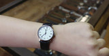 Tissot Everytime Small White Dial Black Leather Strap Watch For Women - T109.210.16.033.00