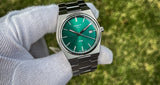 Tissot PRX Green Dial Silver Steel Strap Watch For Men - T137.410.11.091.00