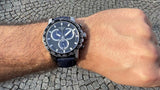 Tissot Supersport Chrono Black Dial Blue Nylon Strap Watch for Men - T125.617.17.051.03