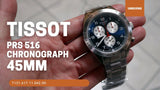 Tissot PRS 516 Chronograph Blue Dial Blue Steel Strap Watch for Men - T131.617.11.042.00