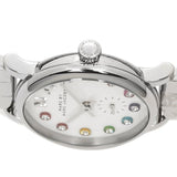 Marc Jacobs Baker Dexter White Dial SIlver Stainless Steel Strap Watch for Women - MBM3423