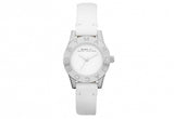 Marc Jacobs Blade White Dial White Leather Strap Watch for Women - MBM1200