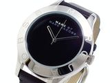 Marc Jacobs Blade Black Dial Black Leather Strap Watch for Women - MBM1205