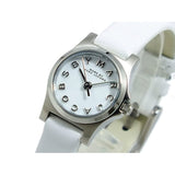 Marc Jacobs Henry Dinky White Dial White Leather Strap Watch for Women - MBM1234