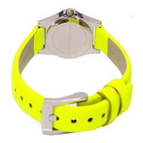 Marc Jacobs Henry White Dial Neon Yellow Rubber Watch for Women - MBM1235