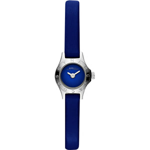 Marc Jacobs Blade Blue Dial Blue Leather Strap Watch for Women - MBM1342