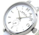 Marc Jacobs Sally White Dial White Leather Strap Watch for Women - MBM1350