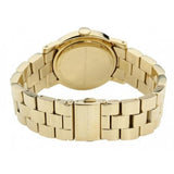 Marc Jacobs Blade Gold Dial Gold Steel Strap Watch for Women - MBM3141