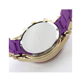 Marc Jacobs Purple Dial Purple Stainless Steel Strap Watch for Women - MBM2549