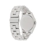 Marc Jacobs Henry White Diamonds Dial Silver Stainless Steel Strap Watch for Women - MBM3044