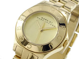 Marc Jacobs Blade Gold Dial Stainless Steel Strap Watch for Women - MBM3126