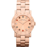 Marc Jacobs Blade Rose Gold Dial Rose Gold Stainless Steel Strap Watch for Women - MBM3142