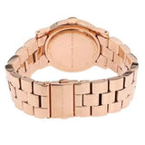 Marc Jacobs Amy Purple Rose Gold Stainless Steel Strap Watch for Women - MBM8616